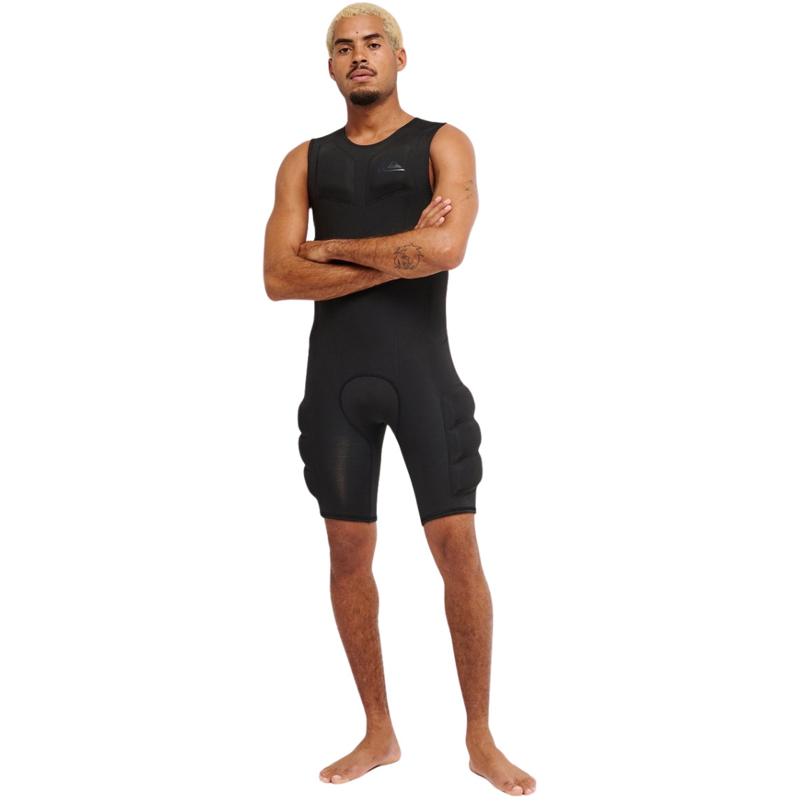 2026 Quiksilver Mens Highline Pro Impact Short John Wetsuit EQYWP03011 - Black